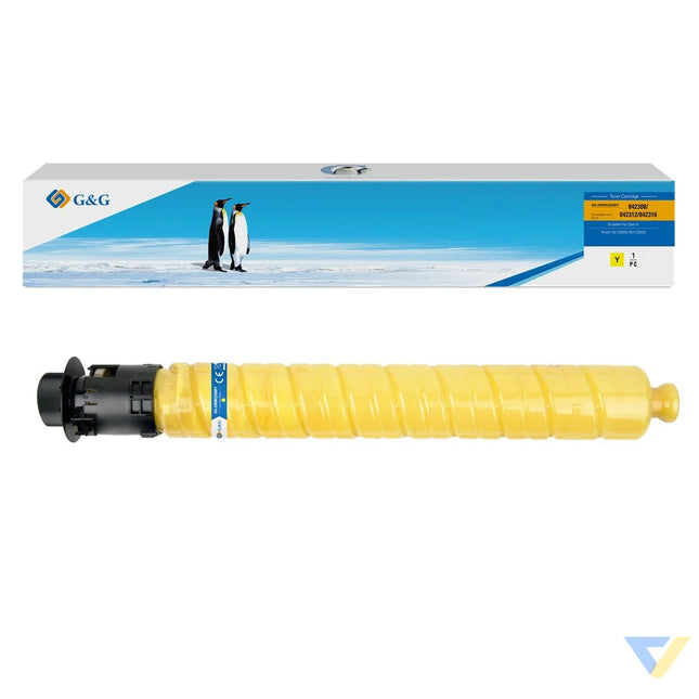 G&G Remanufactured Ricoh 842308/842312/842316 Toner Yellow-0