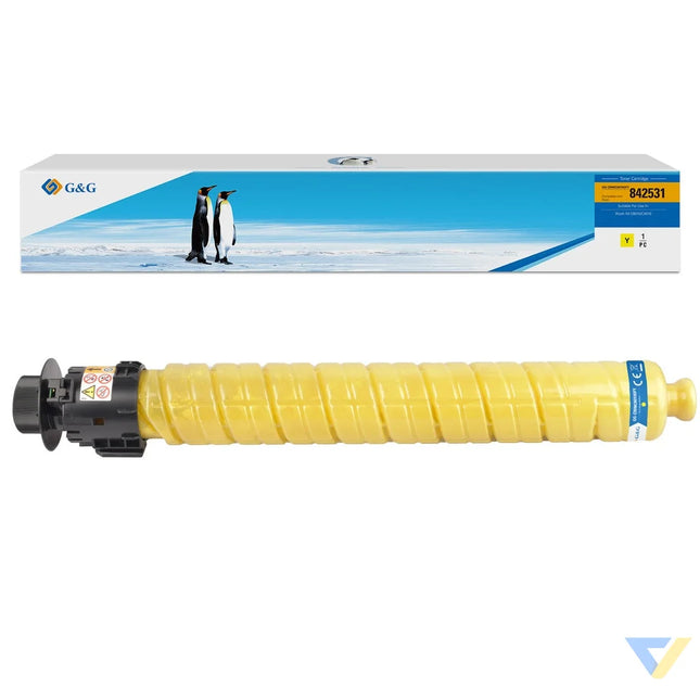 G&G Remanufactured Ricoh 842531 Toner Yellow-0