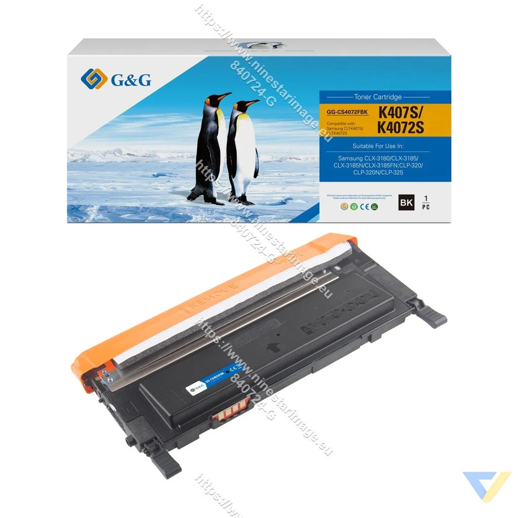 G&G Remanufactured Samsung CLT-K407S/CLT-K4072S Toner Black-0
