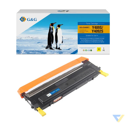 G&G Remanufactured Samsung CLT-Y409S/CLT-Y4092S Toner Yellow-0