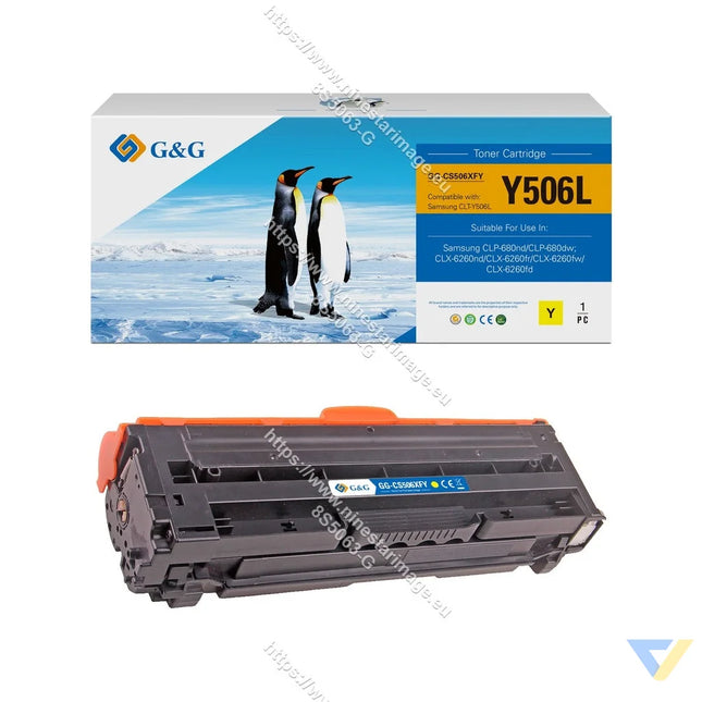 G&G Remanufactured Samsung CLT-Y506L Toner Yellow-0