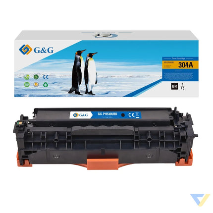 G&G TD Compatible HP CC530A/CE410X/CF380X/CRG118BK/CRG718BK/CRG318BK; Toner Black-0