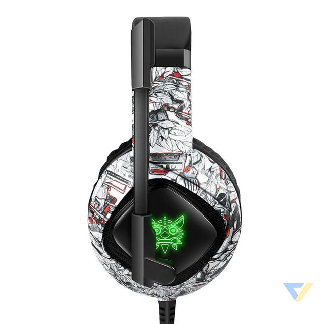 Gaming headphones ONIKUMA K19 Camou White Wired