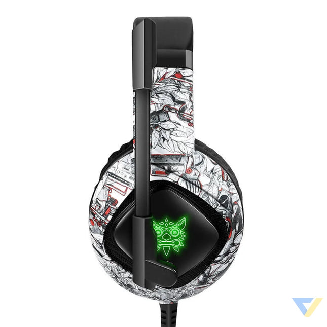 Gaming headphones ONIKUMA K19 Camou White Wired