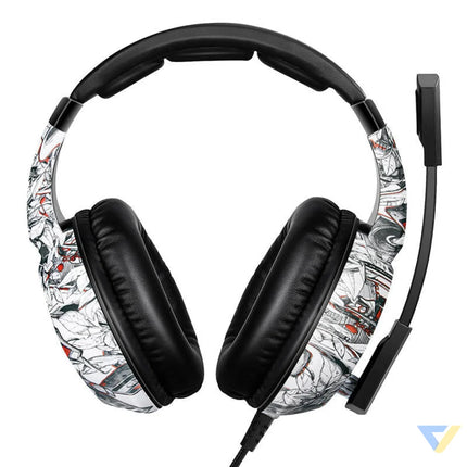 Gaming headphones ONIKUMA K19 Camou White Wired