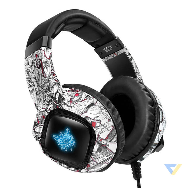 Gaming headphones ONIKUMA K19 Camou White Wired