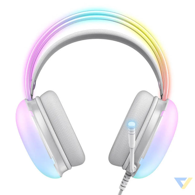Gaming headphones ONIKUMA X25 White Wired