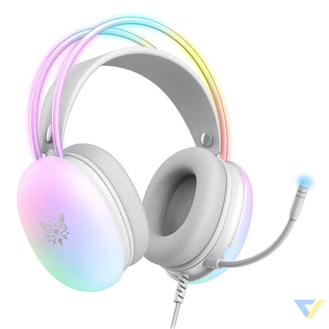 Gaming headphones ONIKUMA X25 White Wired