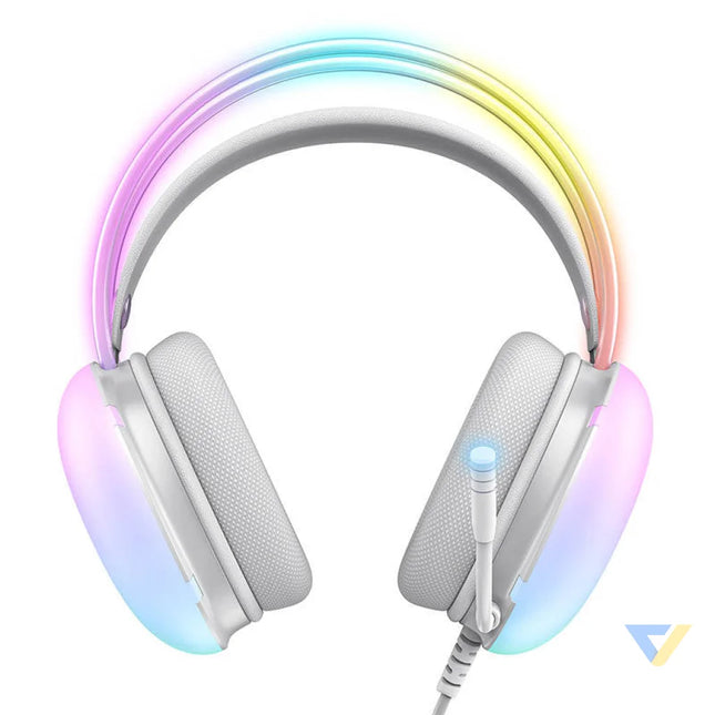 Gaming headphones ONIKUMA X25 White Wired