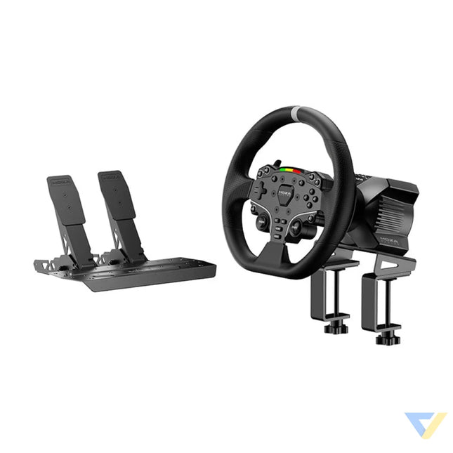 Gaming set R3 base + ES steering wheel + SRP Lite pedals + clamps Moza Racing R3 RS074 (PC) Racing simulation