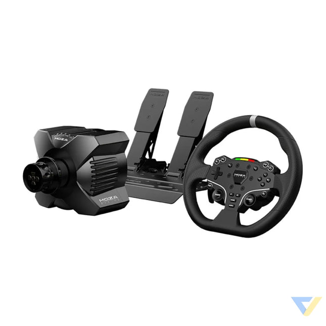Gaming set R3 base + ES steering wheel + SRP Lite pedals + clamps Moza Racing R3 RS074 (PC) Racing simulation