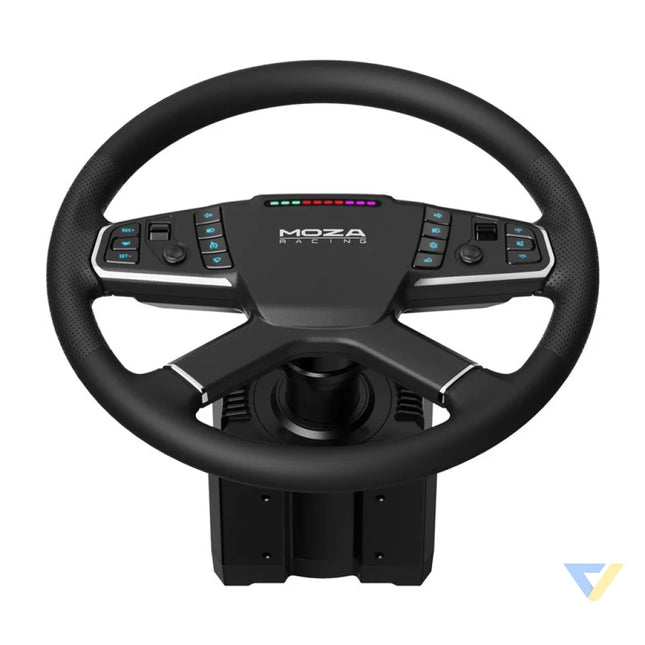 Gaming set R5 base + TSW truck steering wheel + SRP Lite pedals + Moza Racing RS071 clamps (PC) Racing simulation