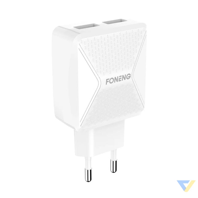 GaN Foneng EU50 charger 35W 2x USB C to Type C to Lightning (white) *Kategoria tymczasowa