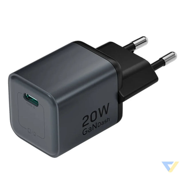 GaN Vention USB C 20W Charger (Gray) mains chargers