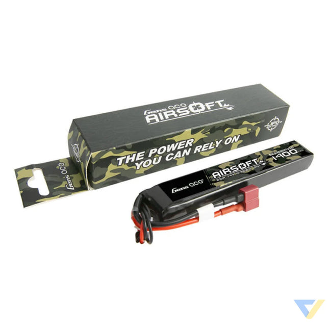 Gens ace 25C 1400mAh 2S1P 7.4V Airsoft Gun Lipo Battery with T Plug Lithium and NiMH