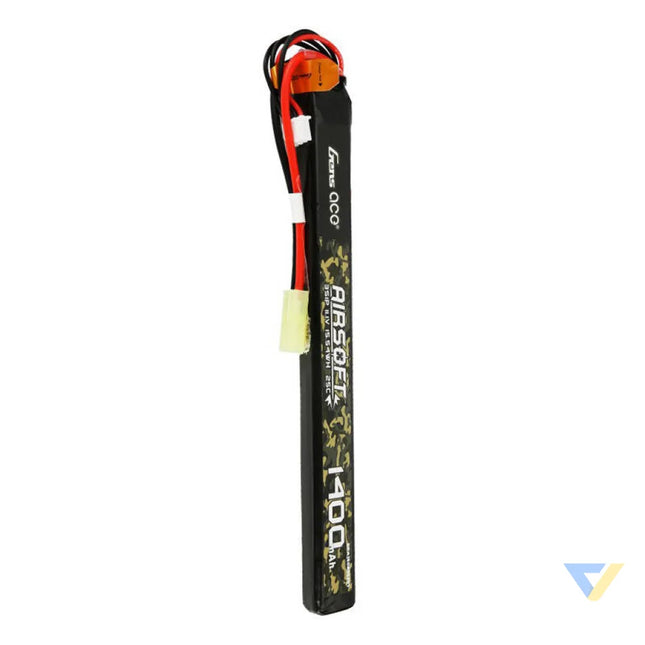 Gens ace 25C 1400mAh 3S1P 11.1V Airsoft Gun Lipo Battery with mini Tamiya Plug Connector Lithium and NiMH