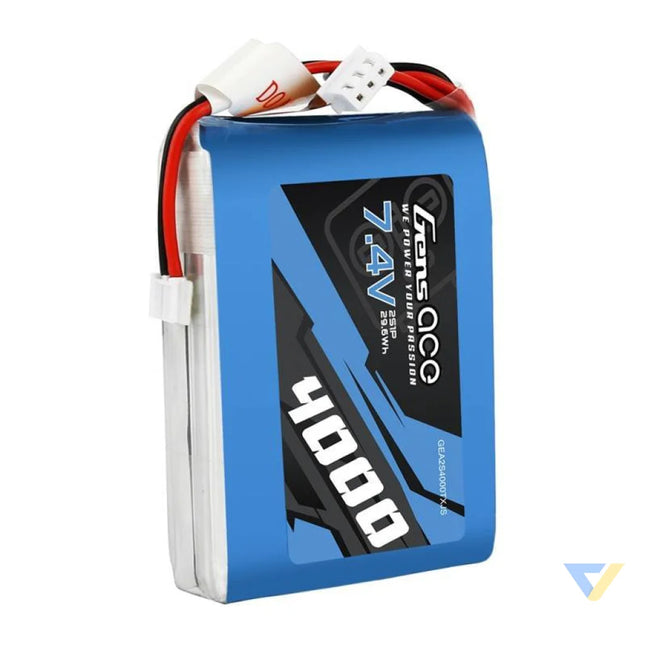 Gens Ace 4000mAh 7.4V 1C LiPo battery Lithium and NiMH