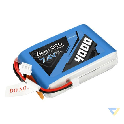 Gens Ace 4000mAh 7.4V 1C LiPo battery Lithium and NiMH