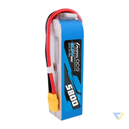 Gens ace 5800mAh 60C 18.5V 5S1P Lipo Battery Pack with XT90 plug Lithium and NiMH