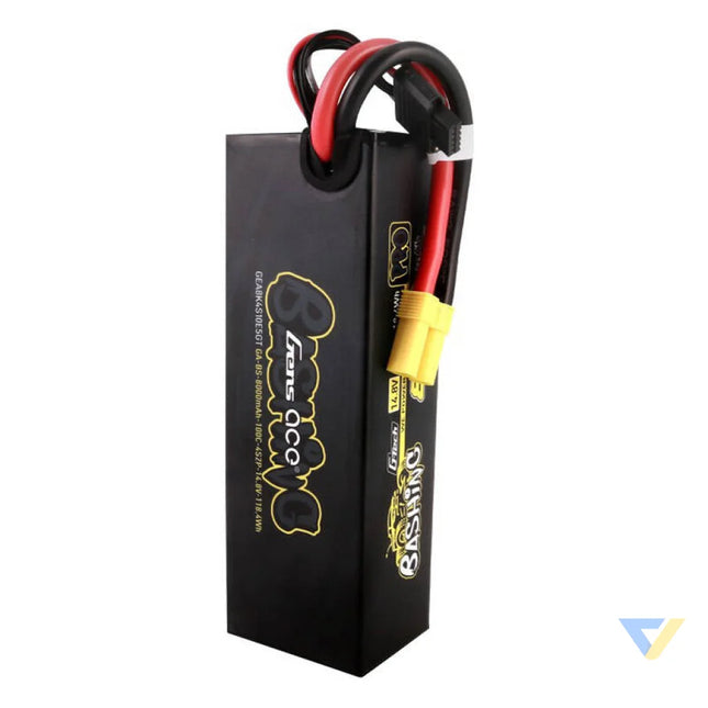 Gens ace 8000mAh 14.8V 100C 4S2P Lipo Battery Pack Lithium and NiMH