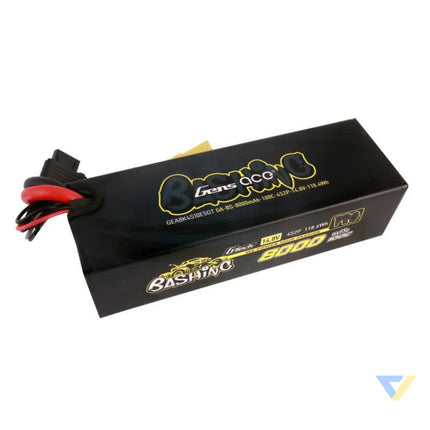 Gens ace 8000mAh 14.8V 100C 4S2P Lipo Battery Pack Lithium and NiMH
