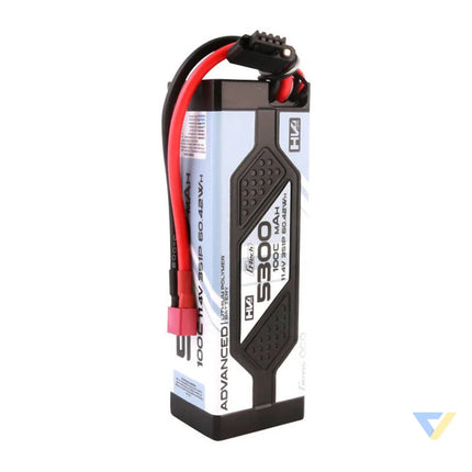 Gens ace Advanced G Tech 5300mAh 11.4V 3S1P 100C HV car Lipo Battery Pack Hardcase with Deans Plug Lithium and NiMH