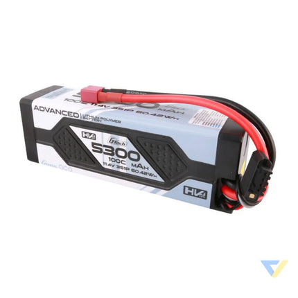 Gens ace Advanced G Tech 5300mAh 11.4V 3S1P 100C HV car Lipo Battery Pack Hardcase with Deans Plug Lithium and NiMH