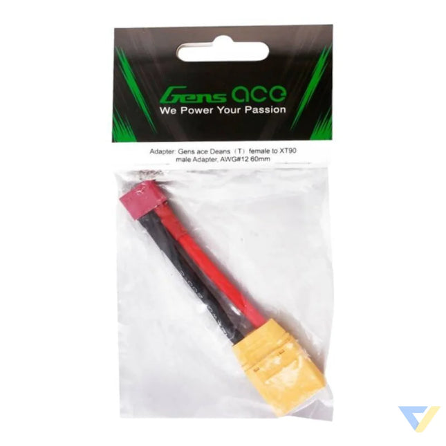 Gens ace Gens ace Deans(T) female to XT90 male Adapter AWG#12 60mm?T?female to XT90 male Adapter AWG#12 60mm Accessories