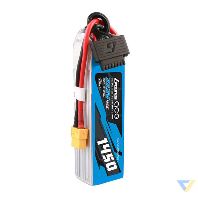 Gens Ace G Tech 1450mAh 22.2V 45C 6S1P Lipo Battery Pack with XT60 Plug Lithium and NiMH