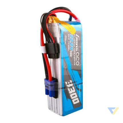 Gens ace G Tech 3300mAh 22.2V 45C 6S1P Lipo Battery Pack with EC5 Plug Lithium and NiMH