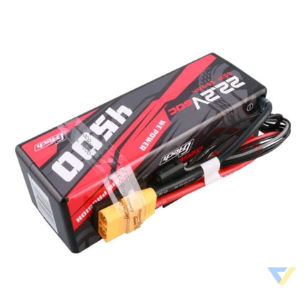 Gens ace G Tech 4500mAh 6S1P 22.2V 60C HardCase RC car Lipo Battery 14# Lithium and NiMH