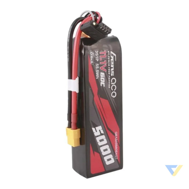 Gens ace G Tech 5000mAh 11.1V 60C 3S1P Lipo With XT60 Plug Lithium and NiMH