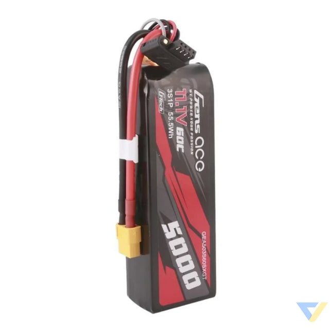 Gens ace G Tech 5000mAh 11.1V 60C 3S1P Lipo With XT60 Plug Lithium and NiMH
