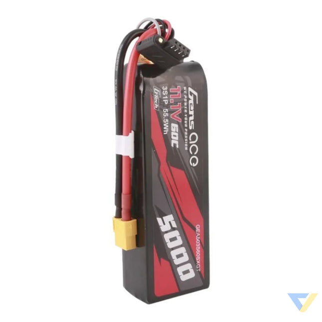 Gens ace G Tech 5000mAh 11.1V 60C 3S1P Short Size Lipo With XT60 Plug Lithium and NiMH