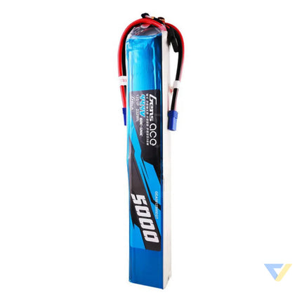 Gens ace G Tech 5000mAh 60/120C 44.4V 12S1P Lipo Battery Pack with EC5 Plug Lithium and NiMH