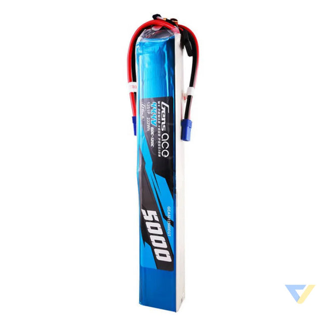 Gens ace G Tech 5000mAh 60/120C 44.4V 12S1P Lipo Battery Pack with EC5 Plug Lithium and NiMH