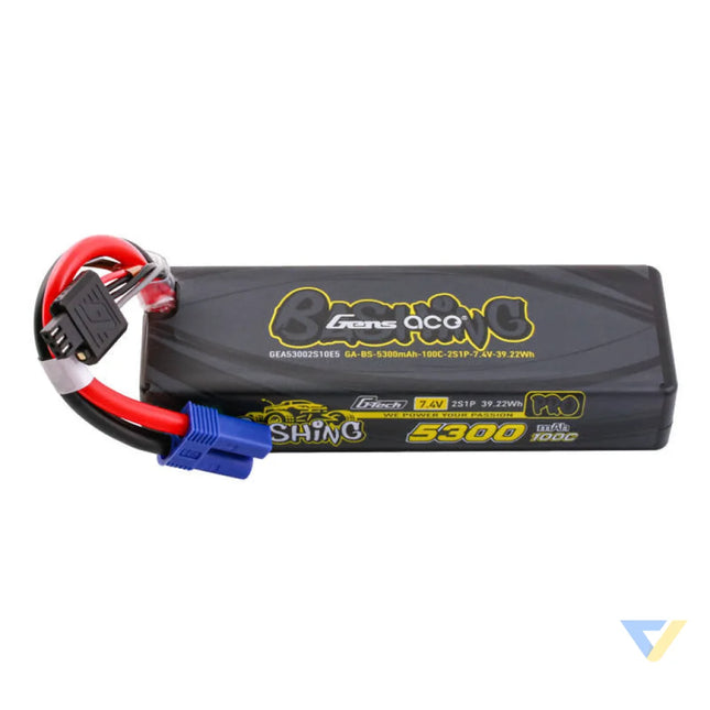 Gens ace G Tech 5300mAh 7.4V 100C 2S1P Lipo z EC5 Lithium and NiMH