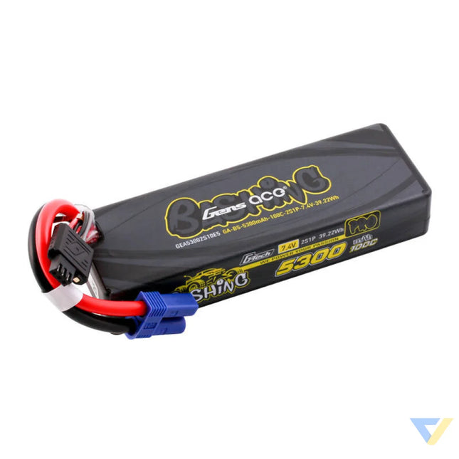 Gens ace G Tech 5300mAh 7.4V 100C 2S1P Lipo z EC5 Lithium and NiMH