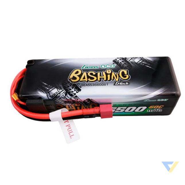 Gens ace G Tech 5500mAh 11.1V 3S1P 60C HardCase 15# car Battery Lithium and NiMH