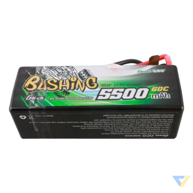 Gens ace G Tech 5500mAh 4S1P 14.8V 60C HardCase RC car Lipo Battery Lithium and NiMH