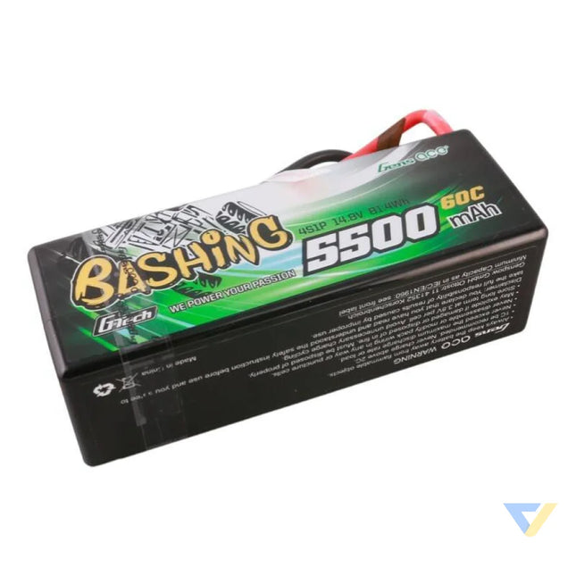Gens ace G Tech 5500mAh 4S1P 14.8V 60C HardCase RC car Lipo Battery Lithium and NiMH