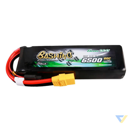 Gens ace G Tech 6500mAh 11.1V 60C 3S1P Lipo Battery Pack with XT90 Bashing Series Lithium and NiMH