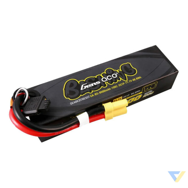 Gens ace G Tech 8000mAh 11.1V 100C 3S1P Lipo Battery Pack with EC5 Bashing Series Lithium and NiMH
