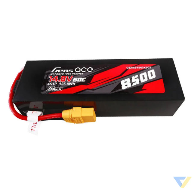 Gens ace G Tech 8500mAh 14.8V 60C 4S1P Lipo Battery Pack PC Material Case with XT90 plug Lithium and NiMH