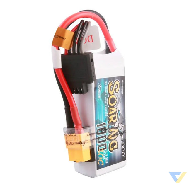 Gens ace G Tech Soaring 1000mAh 11.1V 30C 3S1P Lipo Battery Lithium and NiMH