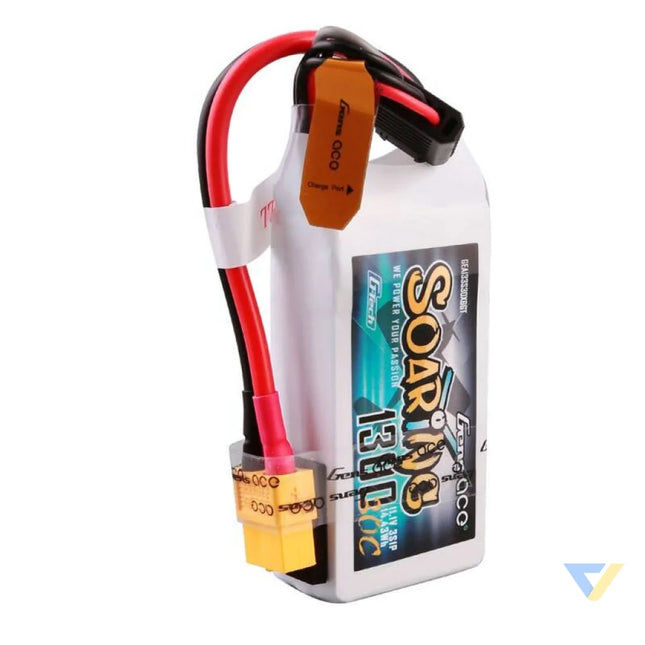 Gens ace G Tech Soaring 1300mAh 11.1V 30C 3S1P Lipo Battery Lithium and NiMH