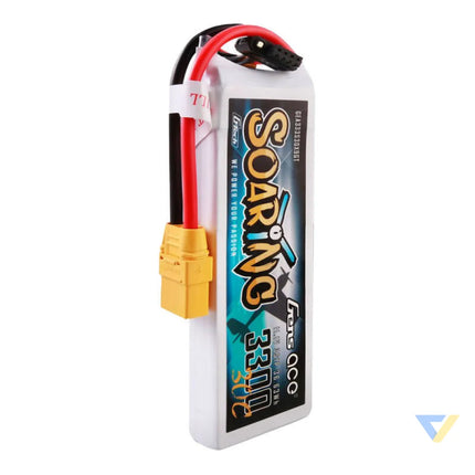 Gens ace G Tech Soaring 3300mAh 11.1V 30C 3S1P Lipo Battery Pack with XT90 plug Lithium and NiMH