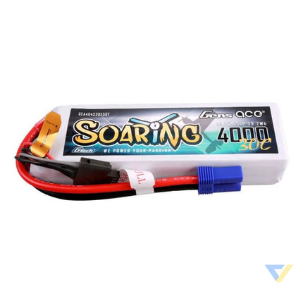 Gens ace G Tech Soaring 4000mAh 14.8V 30C 4S1P Lipo Battery Lithium and NiMH