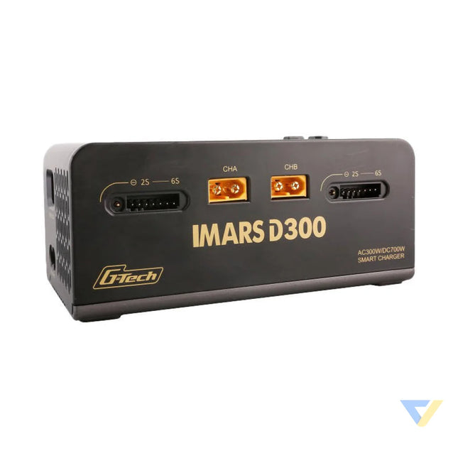 Gens Ace IMARS D300 G Tech Channel AC/DC 300W/700W RC Battery Charger EU Black Chargers