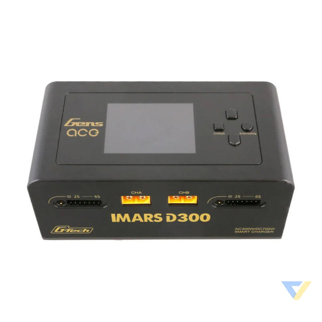 Gens Ace IMARS D300 G Tech Channel AC/DC 300W/700W RC Battery Charger EU Black Chargers